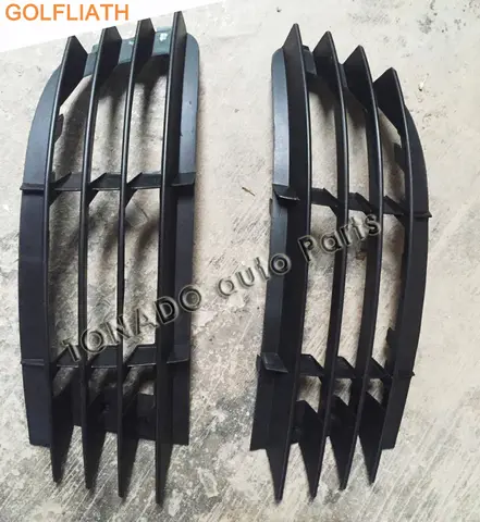 For Golf 5 R32 ABS Black front Bumper Mesh Grille side fog light Grills For VW Golf5 MK5 R32 Bumper 2005-2009