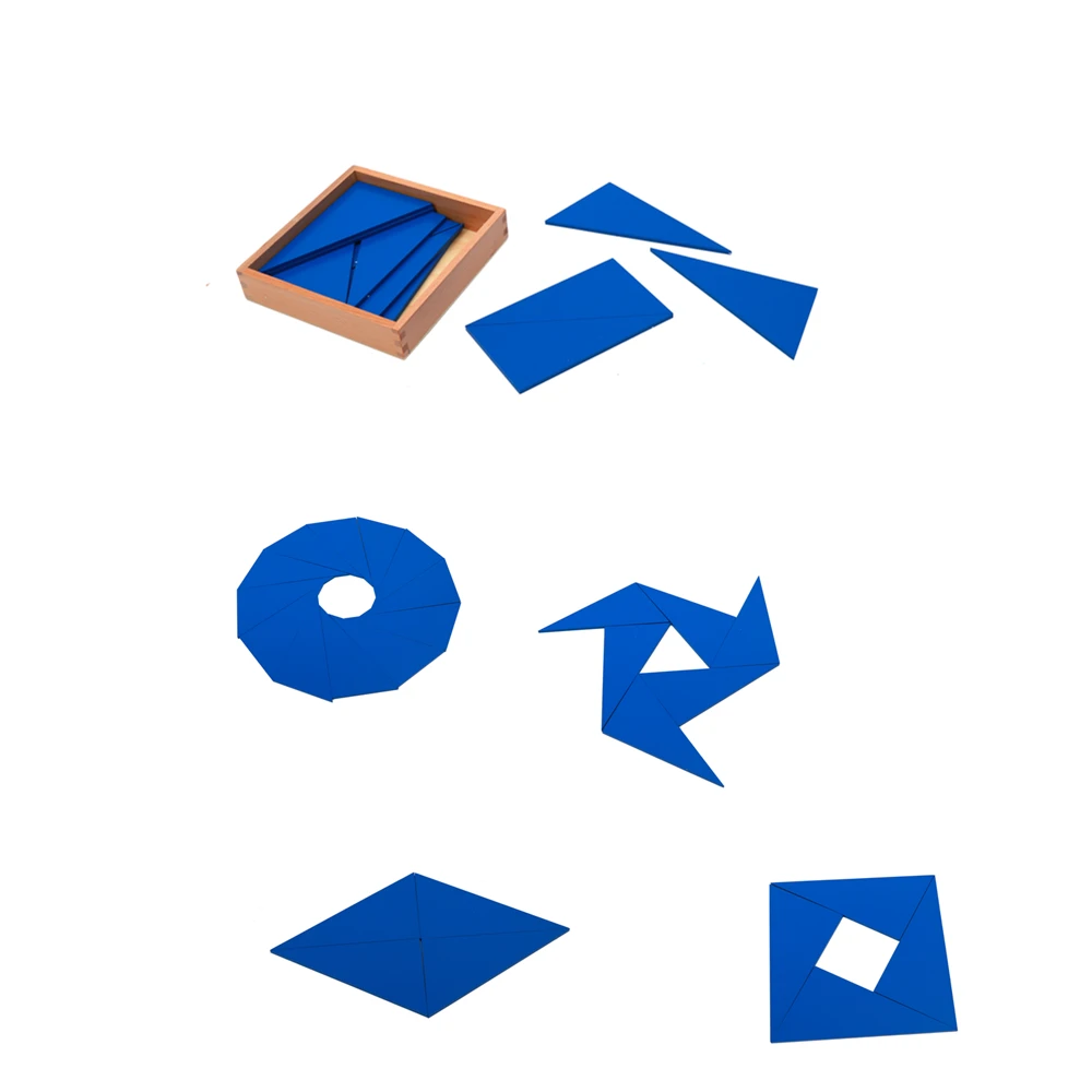 Montessori Educational Toys 12PCS Blue Triangles Sensorial Materials for Kids Shapes Learning Resources Brinquedos Juguetes Wood
Montessori Educational Toys 12PCS Blue Triangles Sensorial Materials for Kids Shapes Learning Resources Brinquedos Juguetes Wood
