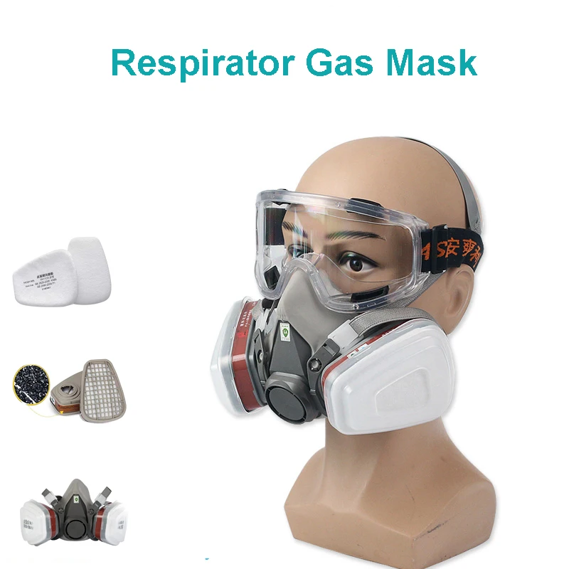 Anti Dust Respirator Filter Gas Mask Set Chemical Anti-Dust Masks Industrial Paint Spraying Protective Mask Workplace
Anti Dust Respirator Filter Gas Mask Set Chemical Anti-Dust Masks Industrial Paint Spraying Protective Mask Workplace
