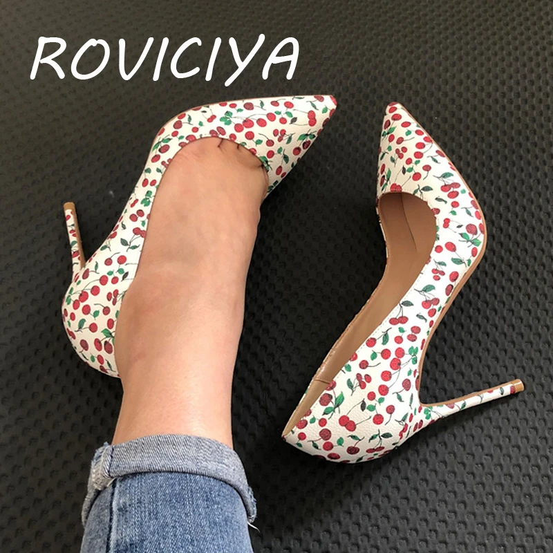 White fashion red cherry pattern pointed toe exquisite shoes 12cm high heel ladies sexy party shoes metal heel YG007 ROVICIYA
White fashion red cherry pattern pointed toe exquisite shoes 12cm high heel ladies sexy party shoes metal heel YG007 ROVICIYA