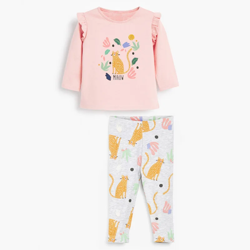 Brand Quality Cotton Tee Leggings Pants Tracksuit Children Suit Infant Kids Girls Pyjamas Clothing Set Baby Girl Clothes Outwear
Brand Quality Cotton Tee Leggings Pants Tracksuit Children Suit Infant Kids Girls Pyjamas Clothing Set Baby Girl Clothes Outwear