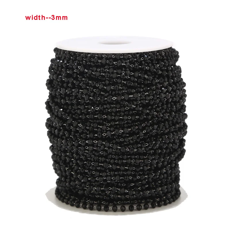 5Meters Monochrome black beads Stainless Steel Black Link Chain Jewelry DIY For Necklace Bracelet Ankle making finding
5Meters Monochrome black beads Stainless Steel Black Link Chain Jewelry DIY For Necklace Bracelet Ankle making finding