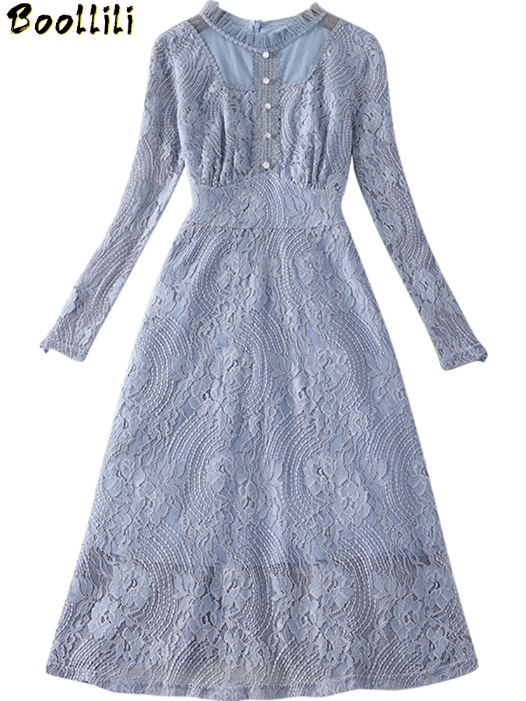 Women Boollili Dress Clothes 2023 Spring Autumn Lace Party Dress Vintage Women Dress Elegant Korean Vestidos Robe Femme
Women Boollili Dress Clothes 2023 Spring Autumn Lace Party Dress Vintage Women Dress Elegant Korean Vestidos Robe Femme