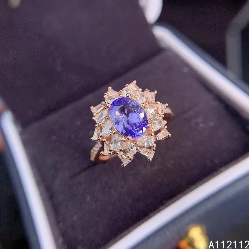 Fine Jewelry 925 Sterling Silver Inset With Natural Gemstone Luxury Classic Flower Ladies Tanzanite OL Style Ring Support Detect
Fine Jewelry 925 Sterling Silver Inset With Natural Gemstone Luxury Classic Flower Ladies Tanzanite OL Style Ring Support Detect