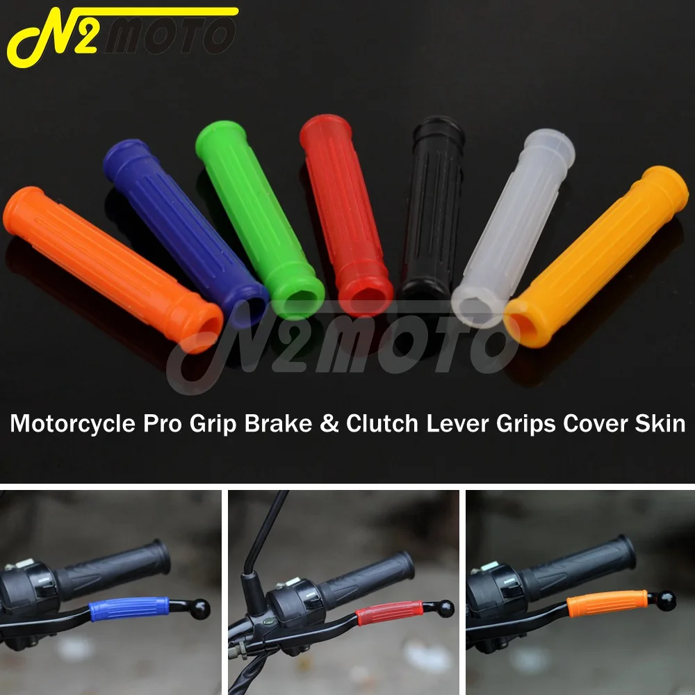 Red Blue Black Transparent Orange Motorcycles Rubber Grip Brake Clutch Lever Grips Cover Skin For EXC XC KLX DR XT YZ WR XR
Red Blue Black Transparent Orange Motorcycles Rubber Grip Brake Clutch Lever Grips Cover Skin For EXC XC KLX DR XT YZ WR XR