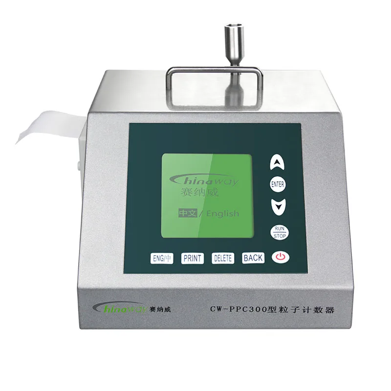 Three-channel Optical Particle Counter Dust Analyzer with Size Range 0.3um to 10um Store 450 Sets Data
Three-channel Optical Particle Counter Dust Analyzer with Size Range 0.3um to 10um Store 450 Sets Data