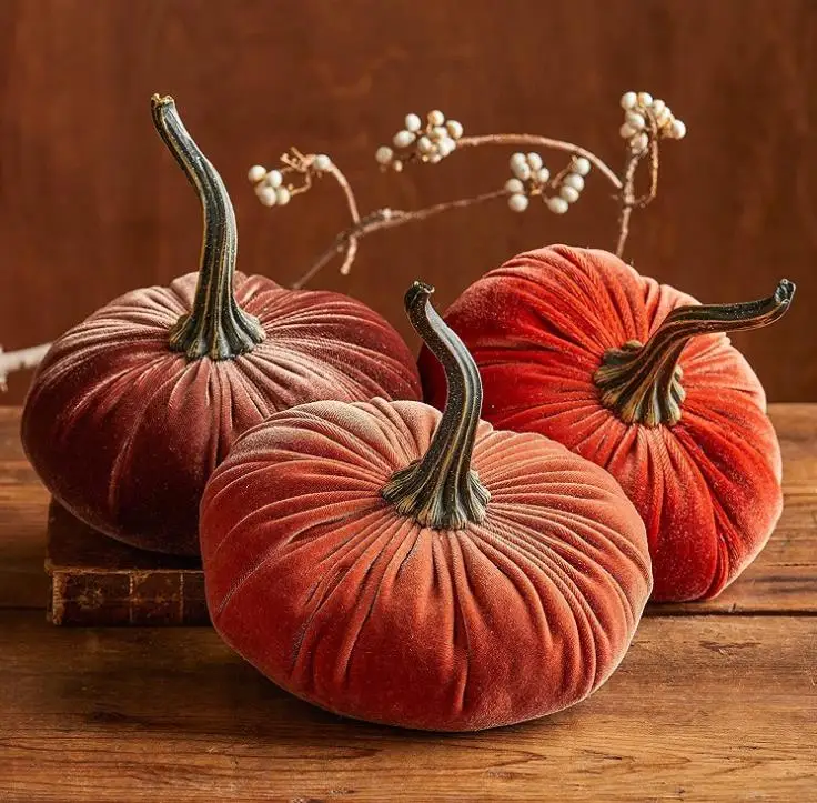 Halloween Party Decoration Simulated Velvet Pumpkins Soft Foam Pumpkin Exquisite Artificial Pumpkin-Thanksgiving Home Decor SN
Halloween Party Decoration Simulated Velvet Pumpkins Soft Foam Pumpkin Exquisite Artificial Pumpkin-Thanksgiving Home Decor SN