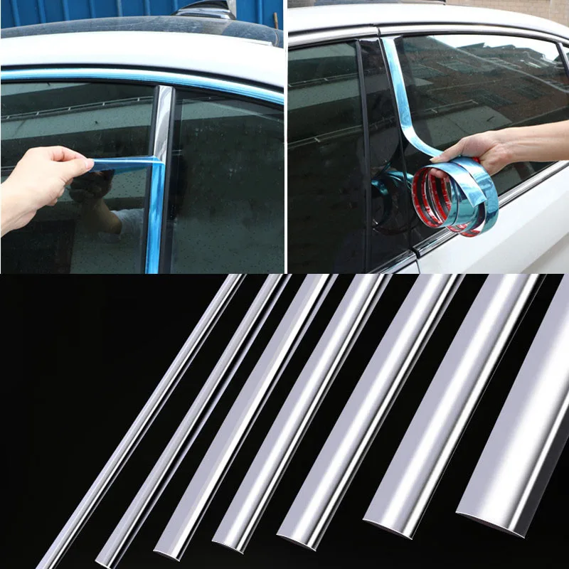 Chrome Moulding Trim Car Door Protector Stickers Strip Bumper Grill Car Anti-Collision Tape Door Edge Guard Plate Bright Sticker
Chrome Moulding Trim Car Door Protector Stickers Strip Bumper Grill Car Anti-Collision Tape Door Edge Guard Plate Bright Sticker