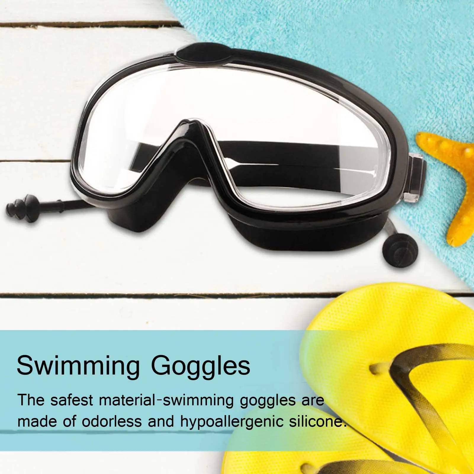 Professional Swim Goggles For Kids Anti-Fog UV Protection Clear Wide Vision Swim Glasses With Earplug For 4-15 Years Children
Professional Swim Goggles For Kids Anti-Fog UV Protection Clear Wide Vision Swim Glasses With Earplug For 4-15 Years Children