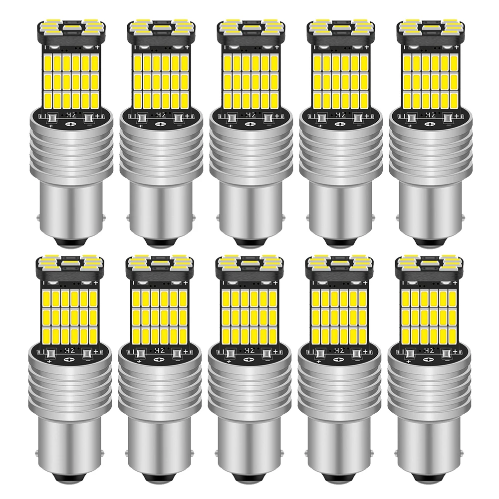 10Pcs 1156 BA15S P21W LED P27W 7443 7440 W21W W21/5W LED Bulb 1157 bay15d P21/5W LED Auto Signal Lamp Brake Reverse Car Light
10Pcs 1156 BA15S P21W LED P27W 7443 7440 W21W W21/5W LED Bulb 1157 bay15d P21/5W LED Auto Signal Lamp Brake Reverse Car Light
