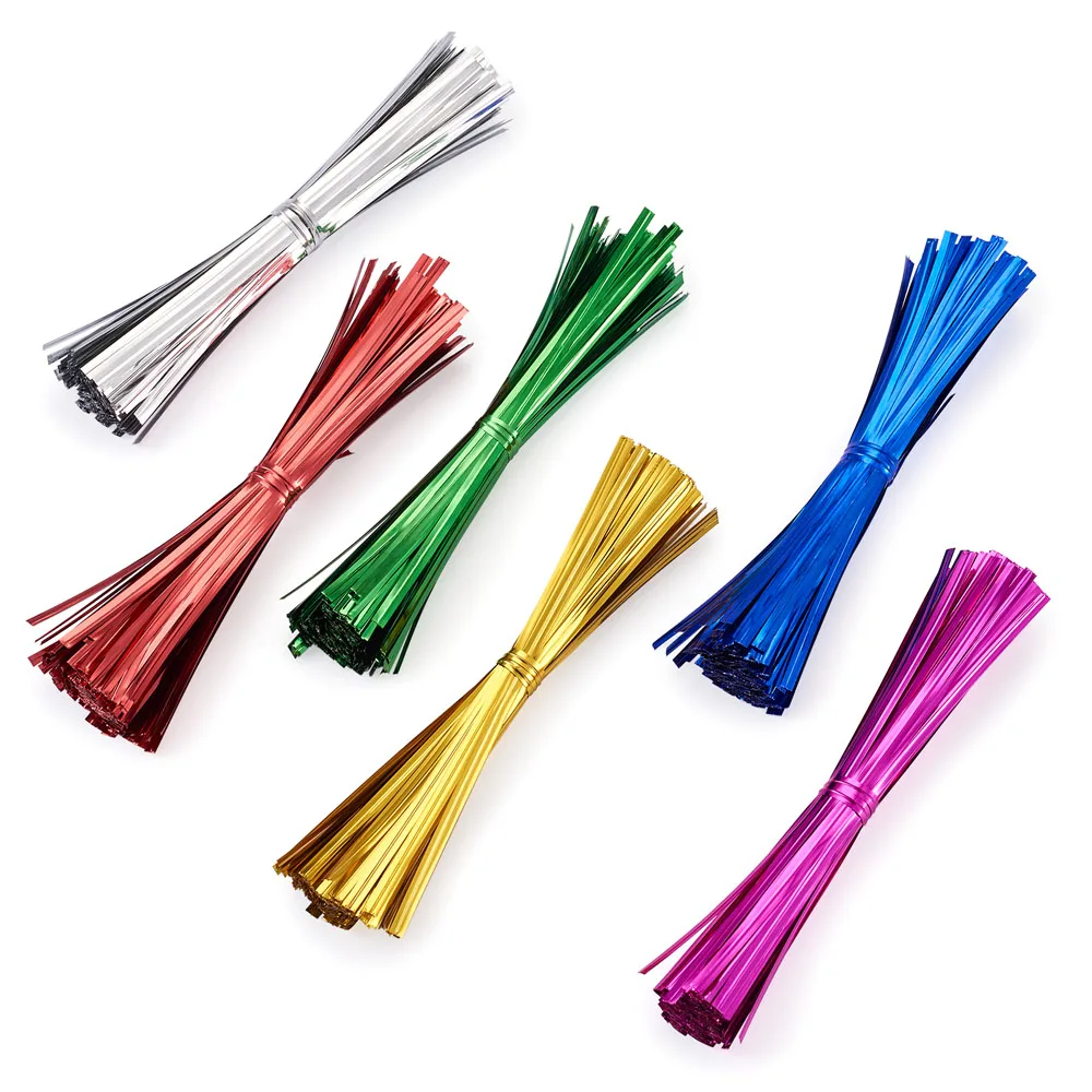 2400pcs/set Plastic Wire Twist Ties Mixed Color Bread Candy Bag Packaging Ties Lollipop Dessert Sealing Twist Tie with Iron Core
2400pcs/set Plastic Wire Twist Ties Mixed Color Bread Candy Bag Packaging Ties Lollipop Dessert Sealing Twist Tie with Iron Core