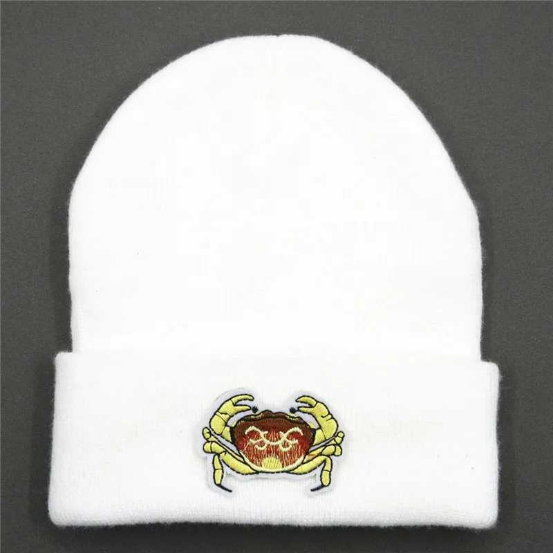 Cotton Hairy Crabs Embroidery Thicken Knitted Hat Winter Warm Hat Skullies Cap Beanie Hat for Men and Women 104
Cotton Hairy Crabs Embroidery Thicken Knitted Hat Winter Warm Hat Skullies Cap Beanie Hat for Men and Women 104