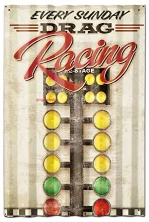 Maizeco Metal Tin Signs Drag Racing Corrugated 12 x 16 Inch Pub Bar Poster Indoor Coffee Beer Shop Man Cave Home Wall Decor
Maizeco Metal Tin Signs Drag Racing Corrugated 12 x 16 Inch Pub Bar Poster Indoor Coffee Beer Shop Man Cave Home Wall Decor