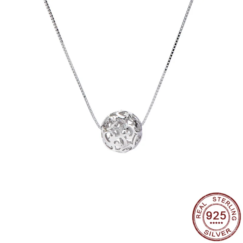 Hollow Heart Necklace 925 Sterling Silver Ball Pendant Couple Lover Birthday Gift Fine Jewelry Accessories Customized Wholesale
Hollow Heart Necklace 925 Sterling Silver Ball Pendant Couple Lover Birthday Gift Fine Jewelry Accessories Customized Wholesale