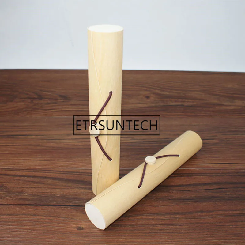50pcs Cylinder Wooden Packaging Gift Box Of High-Grade Tea Nuts Wood Storage Box Tea Caddies Gift Box 22*3.6cm
50pcs Cylinder Wooden Packaging Gift Box Of High-Grade Tea Nuts Wood Storage Box Tea Caddies Gift Box 22*3.6cm