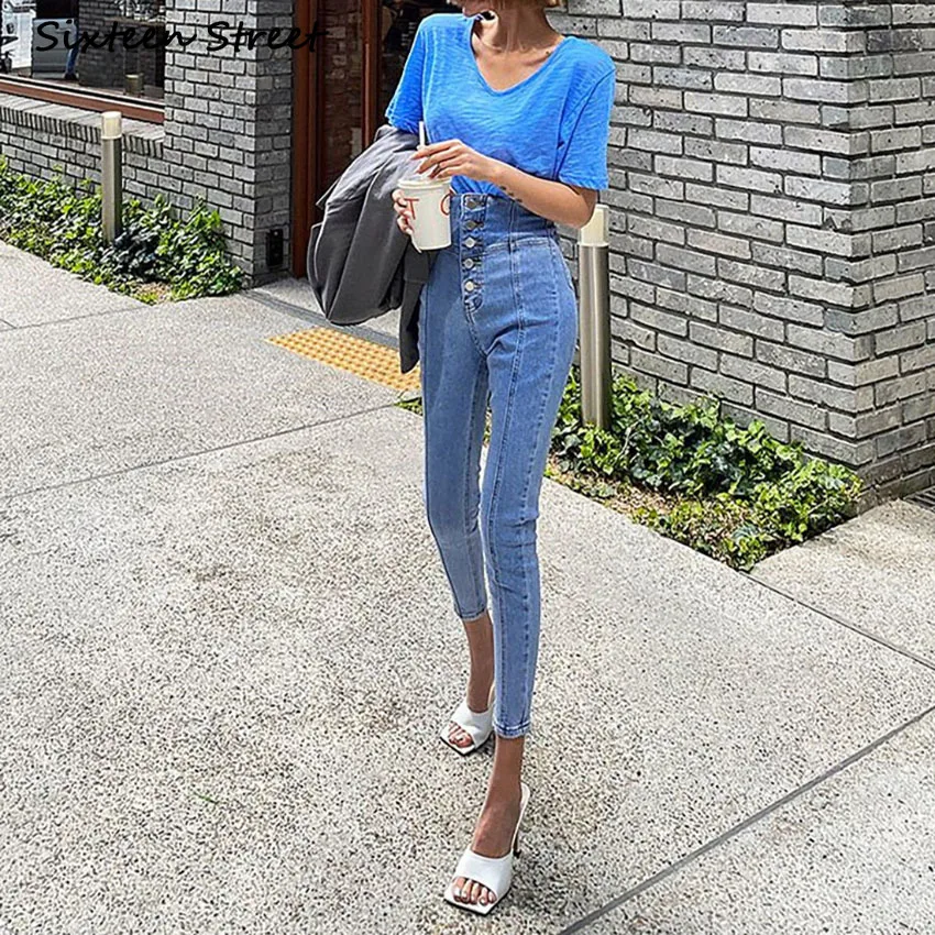 Women's High Waist Jeans Patchwork New Breasted Skinny Jean Slim Femme Korean Fashion Y2K Pants Aesthetic E Girl Denim Vintage
Women's High Waist Jeans Patchwork New Breasted Skinny Jean Slim Femme Korean Fashion Y2K Pants Aesthetic E Girl Denim Vintage