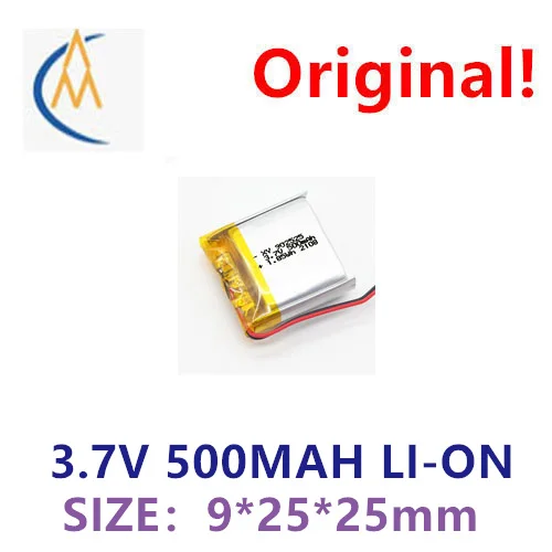 902525 polymer lithium battery 3.7v500mah Bluetooth smart doorbell lock water cup whitening instrument factory price direct sale
902525 polymer lithium battery 3.7v500mah Bluetooth smart doorbell lock water cup whitening instrument factory price direct sale