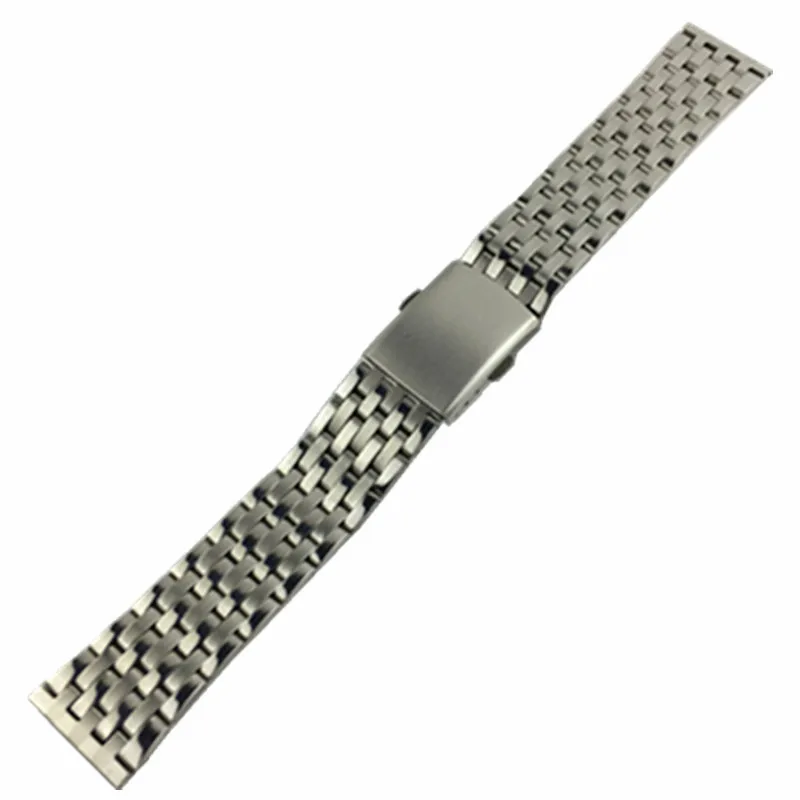 Universal 18MM 20MM 22MM Silver Stainless Steel Watch Bands Wrist Bracelet With Buckle Replacement Metal Wristbands
Universal 18MM 20MM 22MM Silver Stainless Steel Watch Bands Wrist Bracelet With Buckle Replacement Metal Wristbands