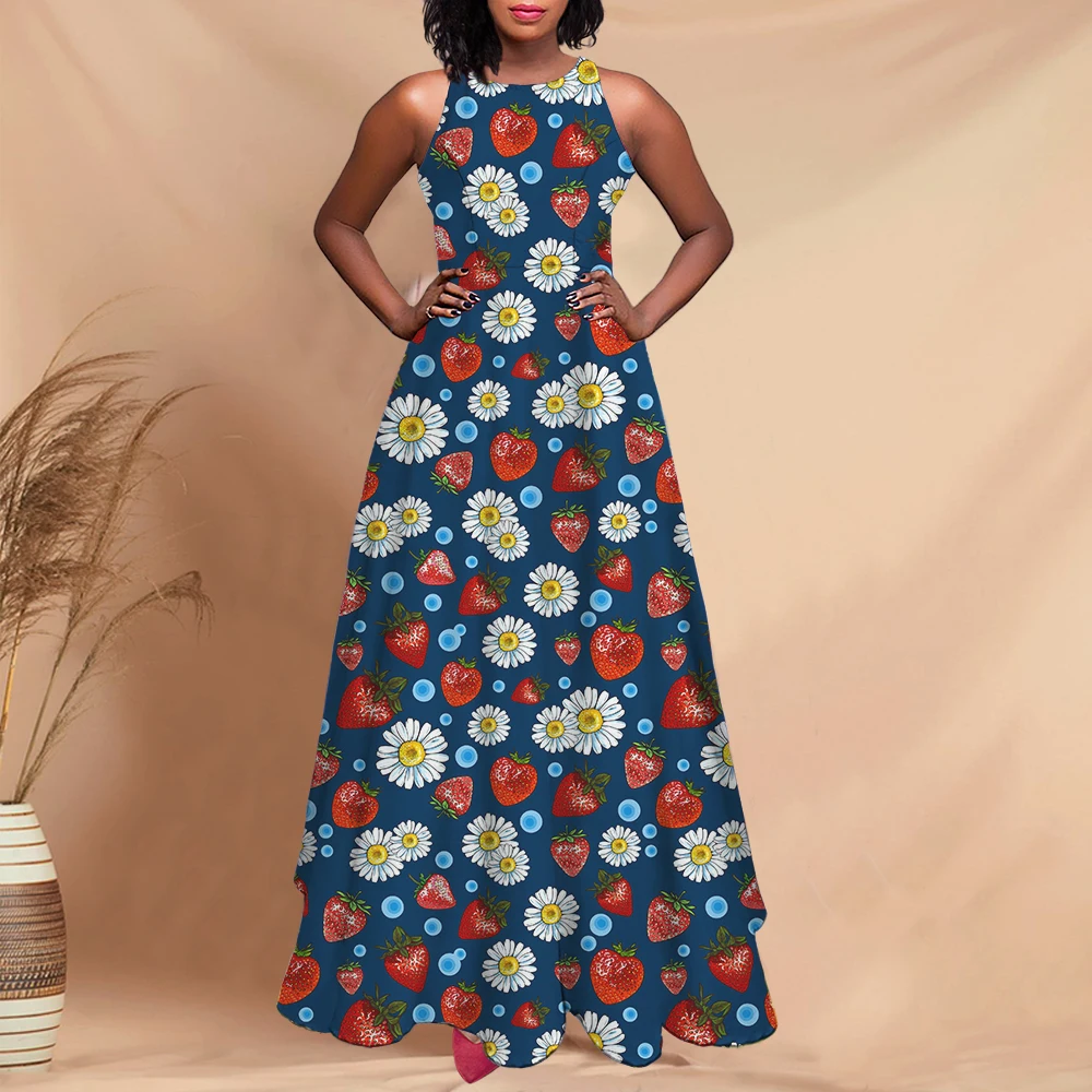 Noisydesigns Women Dress Long Elegant Party Prom Blue Pink Strawberry Colorful Maxi Bohemian Sundresses 2022 Robe Rouge
Noisydesigns Women Dress Long Elegant Party Prom Blue Pink Strawberry Colorful Maxi Bohemian Sundresses 2022 Robe Rouge