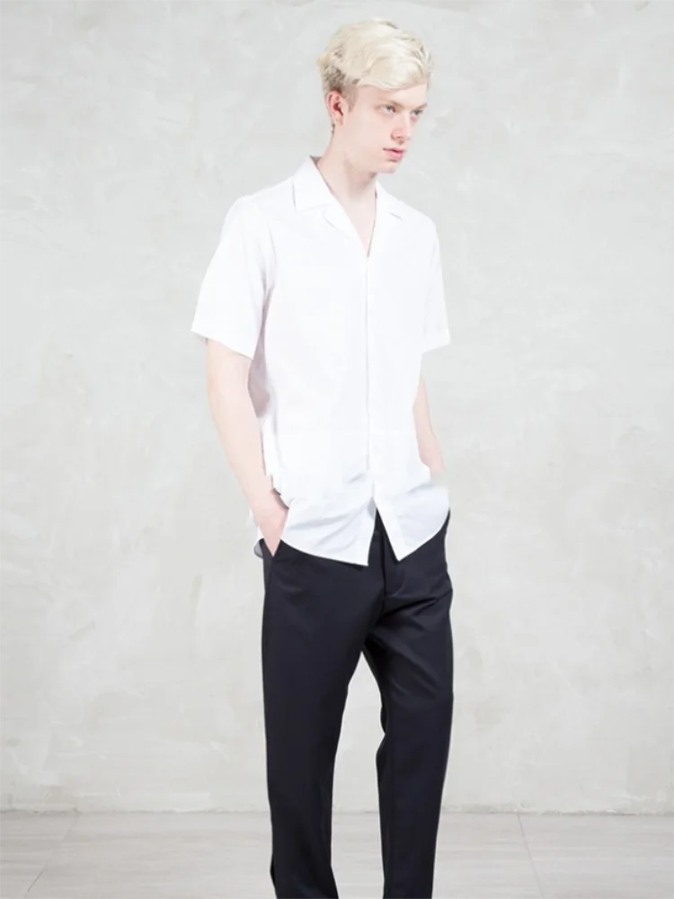 Men's new style men's small fresh fashion casual shirt large size stage style singer performance shirt hair stylist shirt
Men's new style men's small fresh fashion casual shirt large size stage style singer performance shirt hair stylist shirt