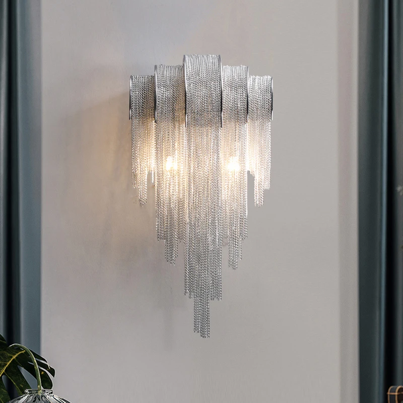 Postmodern Tassel Led Wall Lamp Living Room TV Decoration Wall Light Bedroom Bedside Sconce Entrance Hotel Aisle Stairs Lighting
Postmodern Tassel Led Wall Lamp Living Room TV Decoration Wall Light Bedroom Bedside Sconce Entrance Hotel Aisle Stairs Lighting