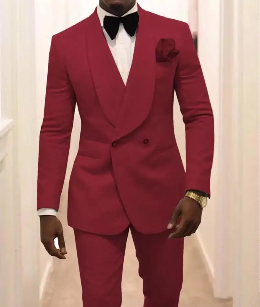 JELTONEWIN Men's Suit Burgundy Jacquard Formal 2 Pieces Slim Fit Double Breasted Prom Tuxedos For Man Wedding Suits Blazer Pants
JELTONEWIN Men's Suit Burgundy Jacquard Formal 2 Pieces Slim Fit Double Breasted Prom Tuxedos For Man Wedding Suits Blazer Pants