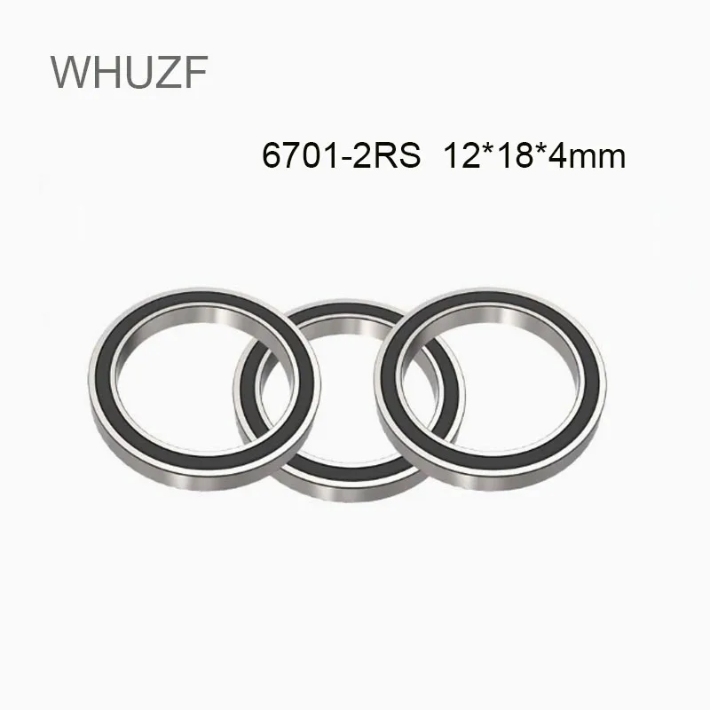 WHUZF 6701RS 12*18*4(mm) 20/50pcs Free Shipping Bearing ABEC-5 6701 6701RS Chrome Steel Bearing Metal Black Sealed Thin Bearing
WHUZF 6701RS 12*18*4(mm) 20/50pcs Free Shipping Bearing ABEC-5 6701 6701RS Chrome Steel Bearing Metal Black Sealed Thin Bearing