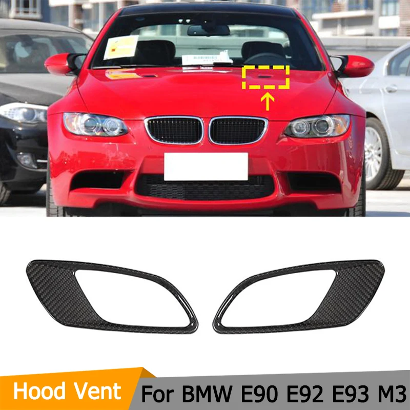 Car Hood Bonnet Air Vent Cover for BMW 3 Series E90 E92 E93 M3 2008 - 2013 Carbon Fiber Front Hood Engine Air Vent Trims Covers
Car Hood Bonnet Air Vent Cover for BMW 3 Series E90 E92 E93 M3 2008 - 2013 Carbon Fiber Front Hood Engine Air Vent Trims Covers