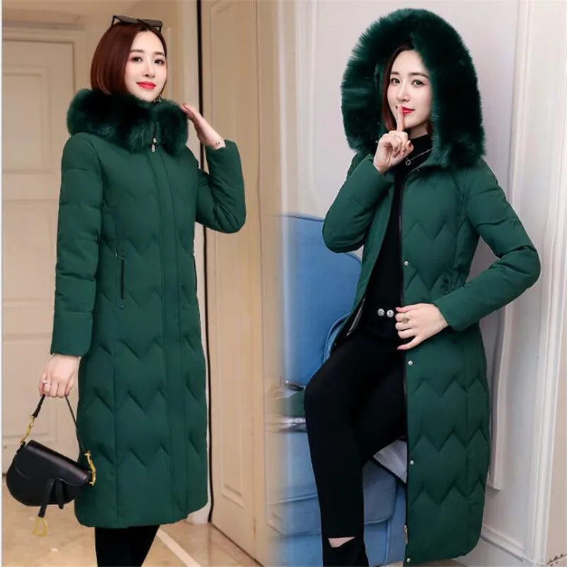L-5XL Women's winter new coat plus long slim coat fashion large fur collar thick coat women's large size warm cotton coat
L-5XL Women's winter new coat plus long slim coat fashion large fur collar thick coat women's large size warm cotton coat