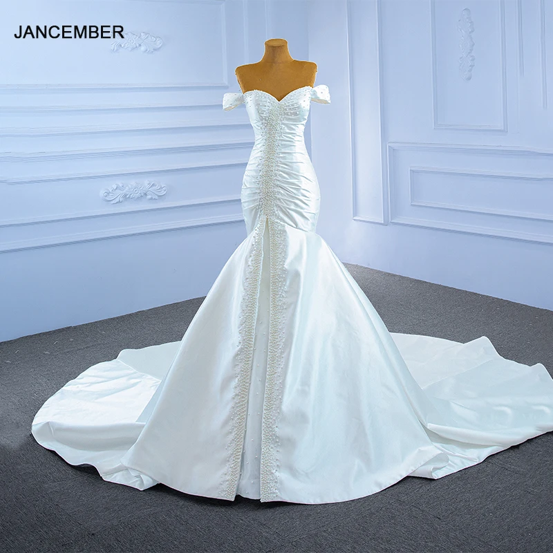 J67285 JANCEMBER Sexy White Bra Wedding Dress 2021 Bridal Wedding Banquet Bifurcated Rivet Beads Fishtail Gown robes de soirée
J67285 JANCEMBER Sexy White Bra Wedding Dress 2021 Bridal Wedding Banquet Bifurcated Rivet Beads Fishtail Gown robes de soirée