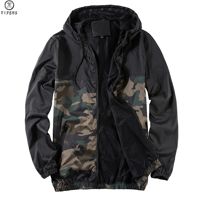 Spring Autumn Jackets Men Camouflage Hooded Coats Casual Zipper Male Windbreaker Men Clothing Jackets Clothes For Men Streetwear
Spring Autumn Jackets Men Camouflage Hooded Coats Casual Zipper Male Windbreaker Men Clothing Jackets Clothes For Men Streetwear