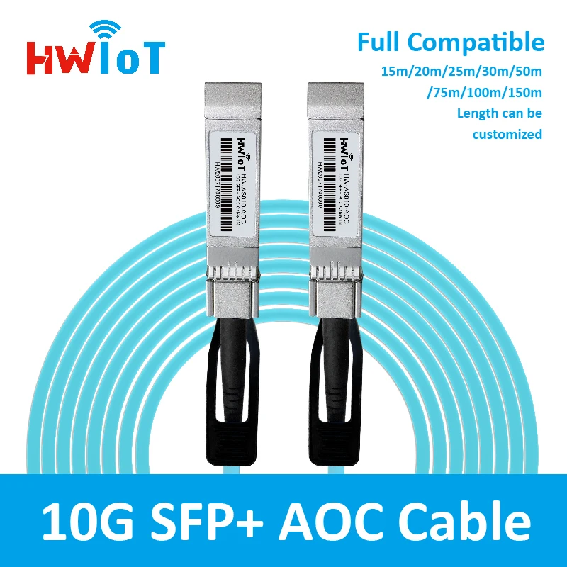 Оптический кабель 10G SFP + Active, 15 м, 20 м, 25 м, 30 м, 50 м, 75 м, 100 м, 150 м
Оптический кабель 10G SFP + Active, 15 м, 20 м, 25 м, 30 м, 50 м, 75 м, 100 м, 150 м