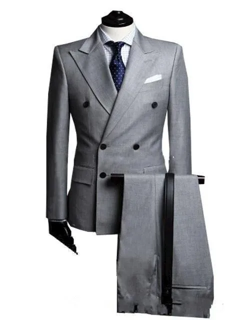 JELTONEWIN Light Grey Slim Fit Men Prom Suits Peaked Lapel Groomsmen Double Breasted Wedding Tuxedo For Men Groom Blazer 2 Piece
JELTONEWIN Light Grey Slim Fit Men Prom Suits Peaked Lapel Groomsmen Double Breasted Wedding Tuxedo For Men Groom Blazer 2 Piece