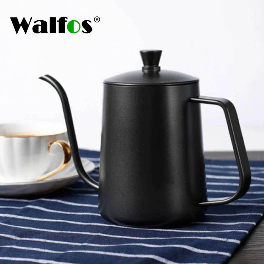 Walfos Stainless Steel Hand Punch Pot Coffee Pots With Lid Coffee Drip Gooseneck Spout Long Mouth Coffee Tea Pot Kettle
Walfos Stainless Steel Hand Punch Pot Coffee Pots With Lid Coffee Drip Gooseneck Spout Long Mouth Coffee Tea Pot Kettle