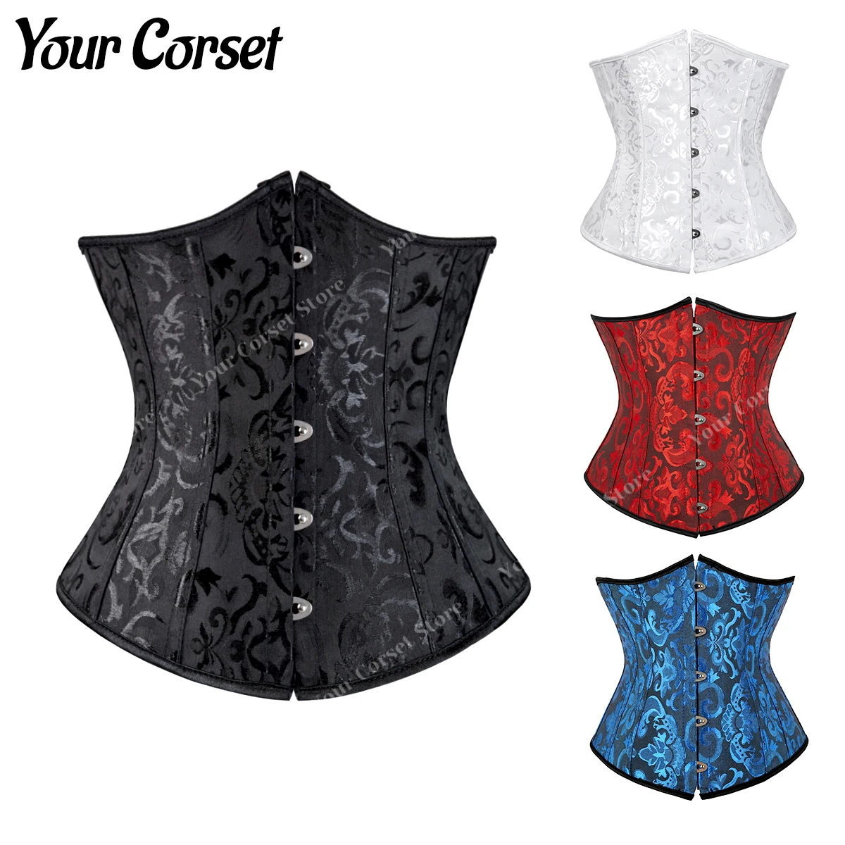 Underbust Corsets for Women Corset Belt Waist Trainer Cincher Hourglass Sexy Corset Schwarz Damen Korsett Taillenformer
Underbust Corsets for Women Corset Belt Waist Trainer Cincher Hourglass Sexy Corset Schwarz Damen Korsett Taillenformer