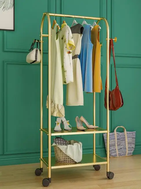 Tieyi household bedroom clothes rack landing Nordic hanging rack modern indoor simple clothes storage rack
Tieyi household bedroom clothes rack landing Nordic hanging rack modern indoor simple clothes storage rack