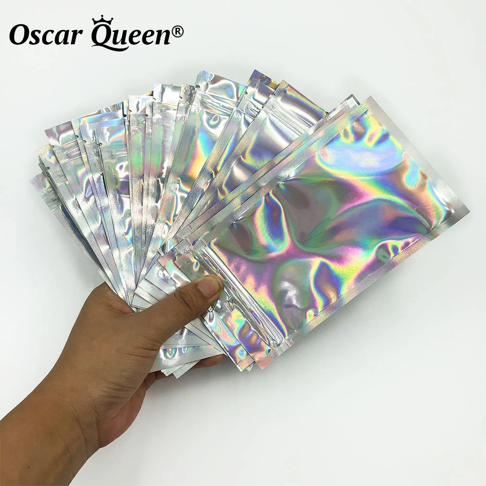 100Pcs Clear Holographic Laser Seal Bags 3D Mink Eyelashes Packaging Box Party Foods Gift Keep Fresh Package Storage Pouch
100Pcs Clear Holographic Laser Seal Bags 3D Mink Eyelashes Packaging Box Party Foods Gift Keep Fresh Package Storage Pouch