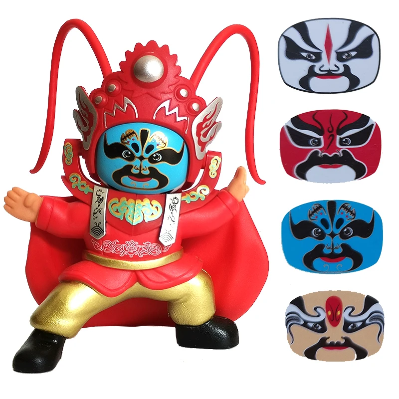 Chinese Cultural Artistic Doll Ethnic Action Figure Traditional Opera Mask-changing Doll Souvenir
Chinese Cultural Artistic Doll Ethnic Action Figure Traditional Opera Mask-changing Doll Souvenir