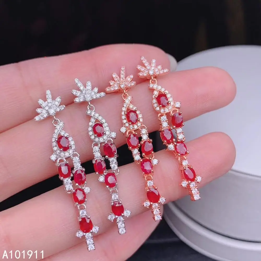 KJJEAXCMY fine jewelry natural ruby 925 sterling silver women earrings long paragraph support test luxury
KJJEAXCMY fine jewelry natural ruby 925 sterling silver women earrings long paragraph support test luxury