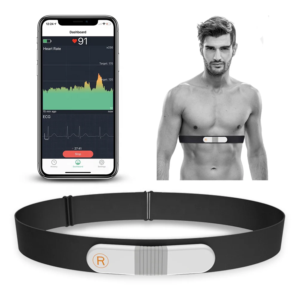 ANT+ Bluetooth Heart Rate Monitor With ECG Vibration Alert Compatible ANT+ Devices Fitness Heart Rate Tracking Up To 24 Hours
ANT+ Bluetooth Heart Rate Monitor With ECG Vibration Alert Compatible ANT+ Devices Fitness Heart Rate Tracking Up To 24 Hours