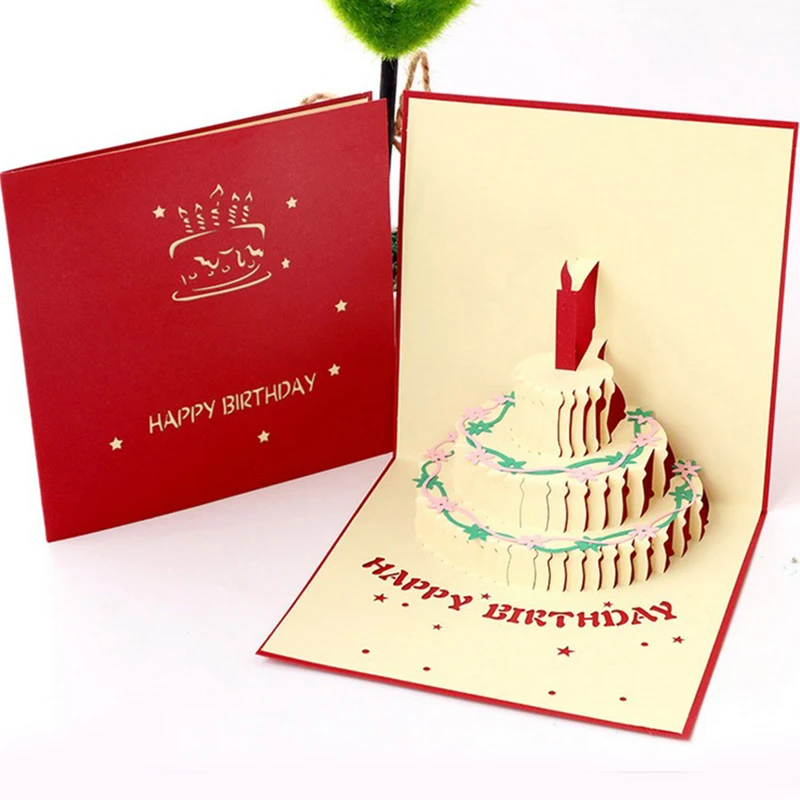 3D Pop Up Cards Birthday Card For Girl Kids Wife Husband Birthday Cake Greeting Card Handmade Postcards Gifts Card With Envelope
3D Pop Up Cards Birthday Card For Girl Kids Wife Husband Birthday Cake Greeting Card Handmade Postcards Gifts Card With Envelope