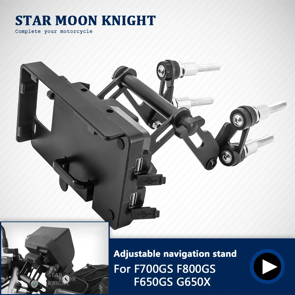 Motorcycle Adjustable Extend Stand Holder Phone Mobile Phone GPS Plate Bracket Phone Holder For BMW F700GS F800GS F650GS G650X
Motorcycle Adjustable Extend Stand Holder Phone Mobile Phone GPS Plate Bracket Phone Holder For BMW F700GS F800GS F650GS G650X