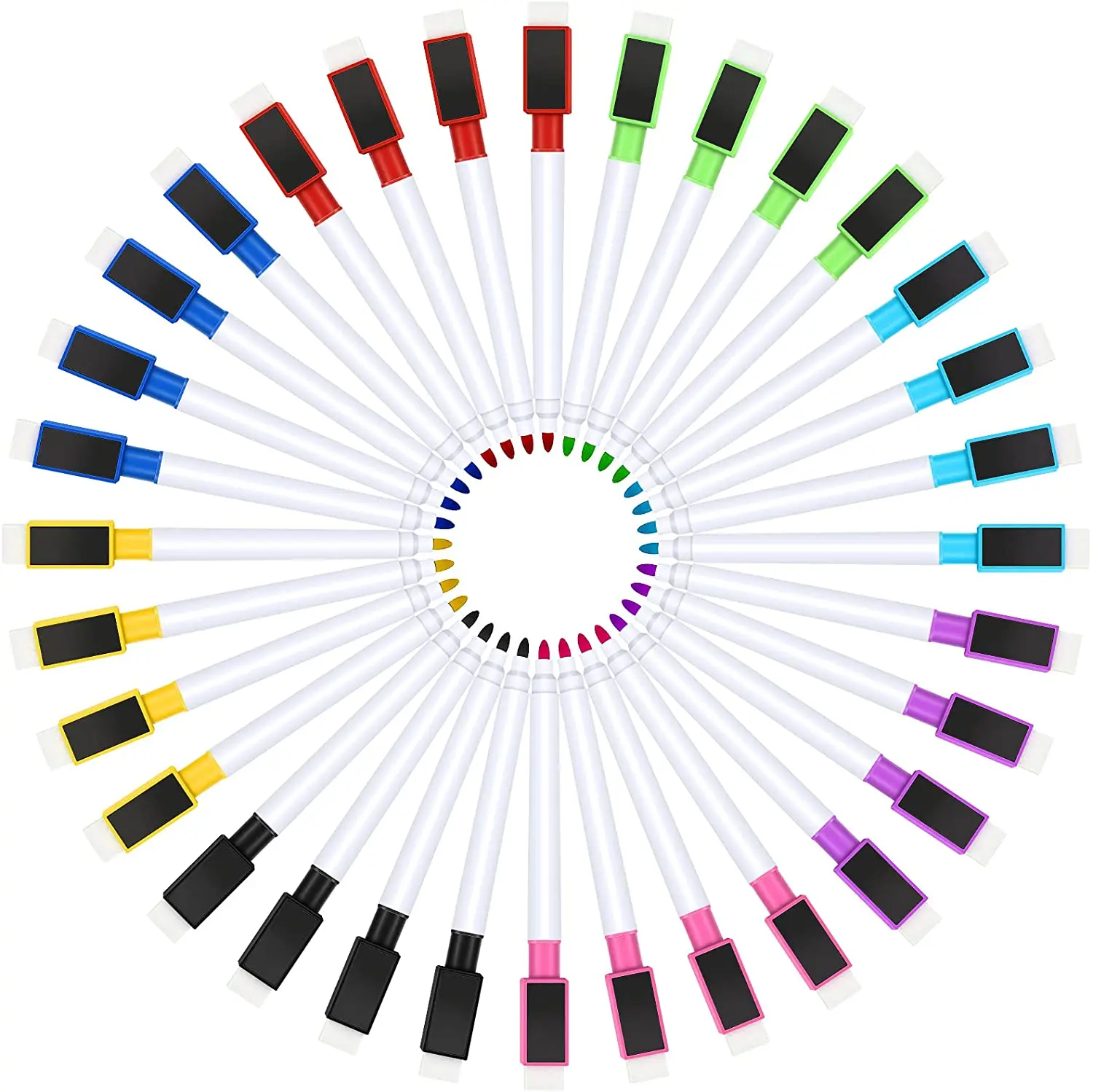 Whiteboard Magnetic Plastic Holder, 8 Pieces Colorful Markers with Eraser Cap For School Office Home
Whiteboard Magnetic Plastic Holder, 8 Pieces Colorful Markers with Eraser Cap For School Office Home