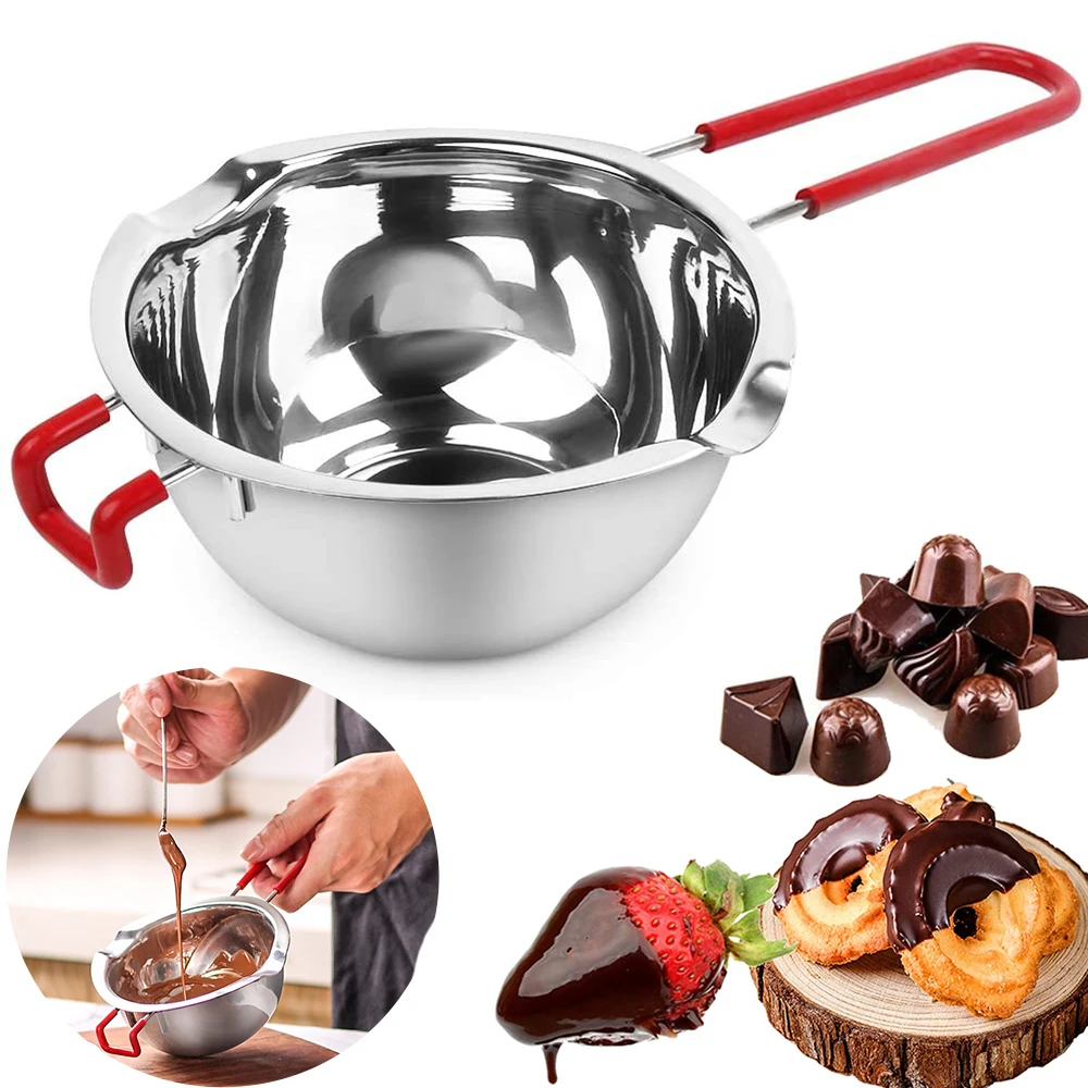 1pcs Portable Stainless Steel Chocolate Butter Melting Pot Anti-Scald Handle Soap Cheese Melted Pan Kitchen Pastry Cooking Tools
1pcs Portable Stainless Steel Chocolate Butter Melting Pot Anti-Scald Handle Soap Cheese Melted Pan Kitchen Pastry Cooking Tools