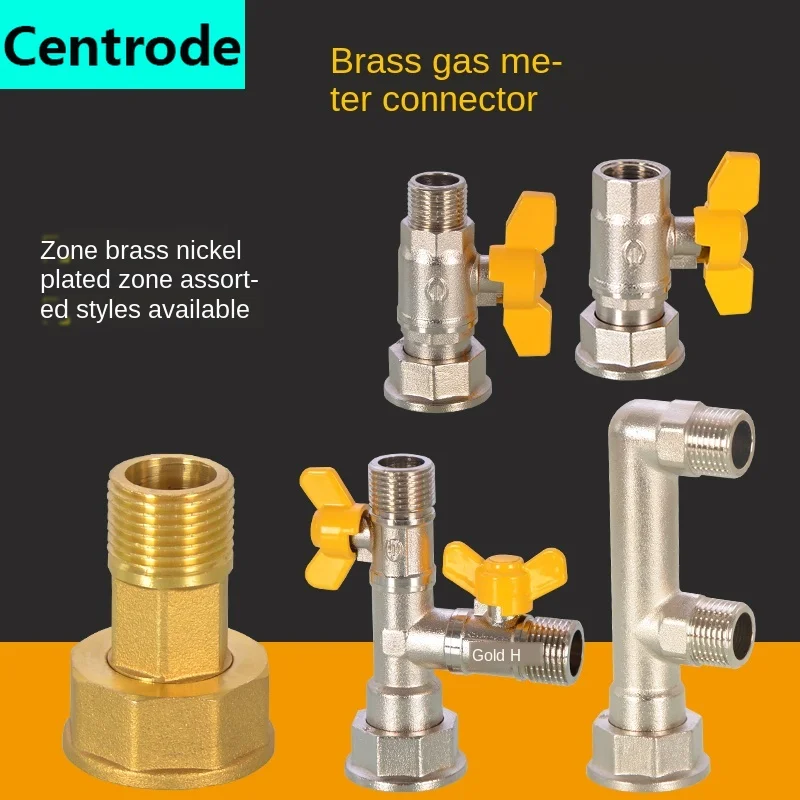 M30 natural gas meter valve accessories switch gas F-type T-type three-way gas meter head 4 points threaded joint ball valve
M30 natural gas meter valve accessories switch gas F-type T-type three-way gas meter head 4 points threaded joint ball valve