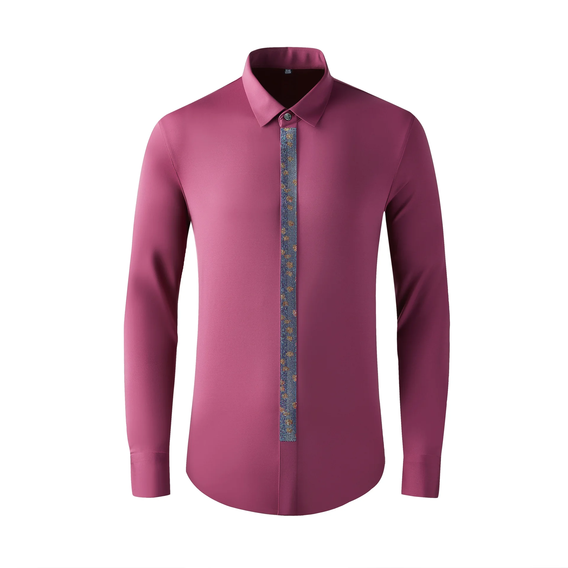 2021 new product non-marking hot drilling strip placket decoration men's fit shirt milk silk high-end denim shirt men's clothing
2021 new product non-marking hot drilling strip placket decoration men's fit shirt milk silk high-end denim shirt men's clothing