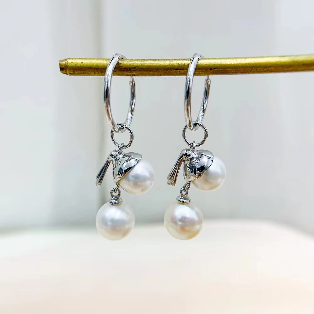 New Arrival 925 Sterling Silver Earrings Findings Mountings Settings Jewelry Parts Fittings for Agate Beads Crystal 3 pairs/lot
New Arrival 925 Sterling Silver Earrings Findings Mountings Settings Jewelry Parts Fittings for Agate Beads Crystal 3 pairs/lot