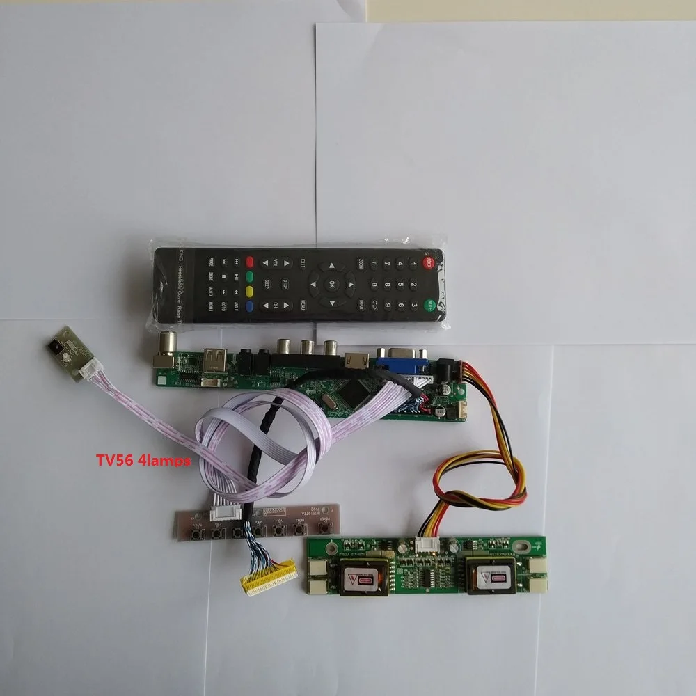 for M220EW01 V1 4 lamps 1680X1050 22" Controller Board VGA AV Resolution TV Digital Signal 30pin HDMI-compatible LCD VGA kit
for M220EW01 V1 4 lamps 1680X1050 22" Controller Board VGA AV Resolution TV Digital Signal 30pin HDMI-compatible LCD VGA kit