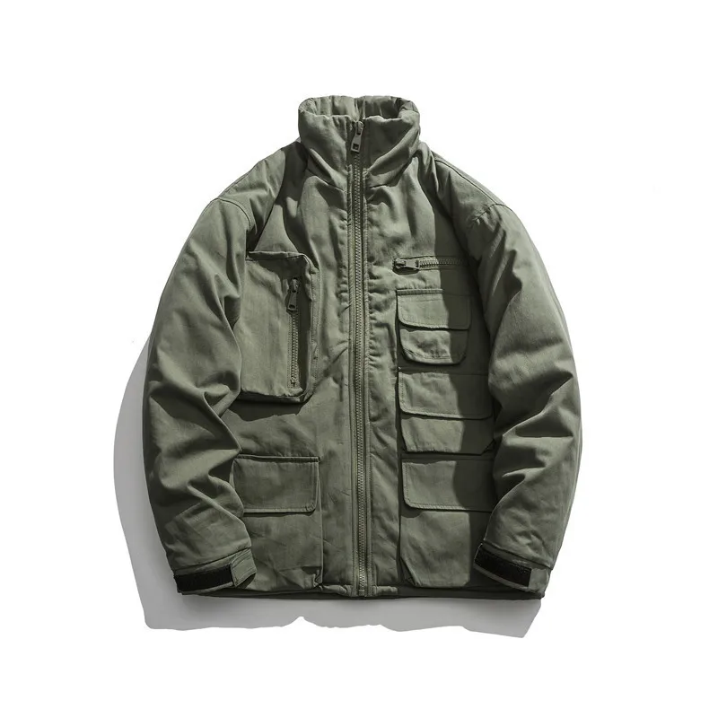 Men's Multi-Pocket Cargo Jacket Cotton Clothing Multi-Pocket Coat Outdoors Hiking Trekking Labor Winter Ski Warm Windbreaker
Men's Multi-Pocket Cargo Jacket Cotton Clothing Multi-Pocket Coat Outdoors Hiking Trekking Labor Winter Ski Warm Windbreaker