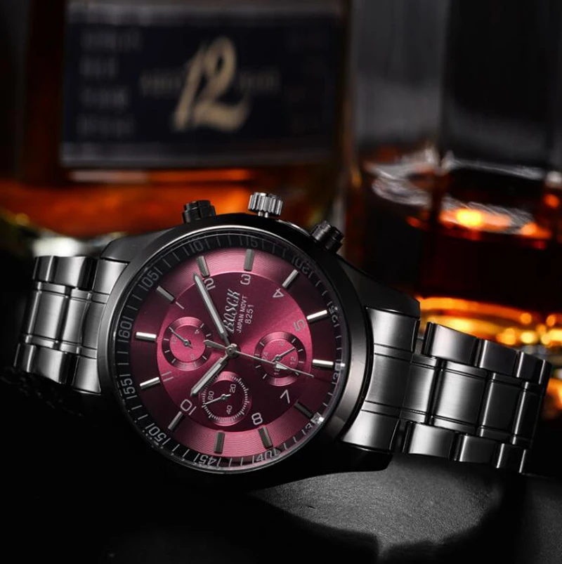Bosck Men Watch Sports Stainless Steel Hardlex New With Tags Wristwatch Mens Fashion Casual Reloj Hombre Male Quartz-Watch men
Bosck Men Watch Sports Stainless Steel Hardlex New With Tags Wristwatch Mens Fashion Casual Reloj Hombre Male Quartz-Watch men